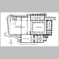 Bellapais Abbey, plan Jeffery, George, d. 1935, Wikipedia.jpg
